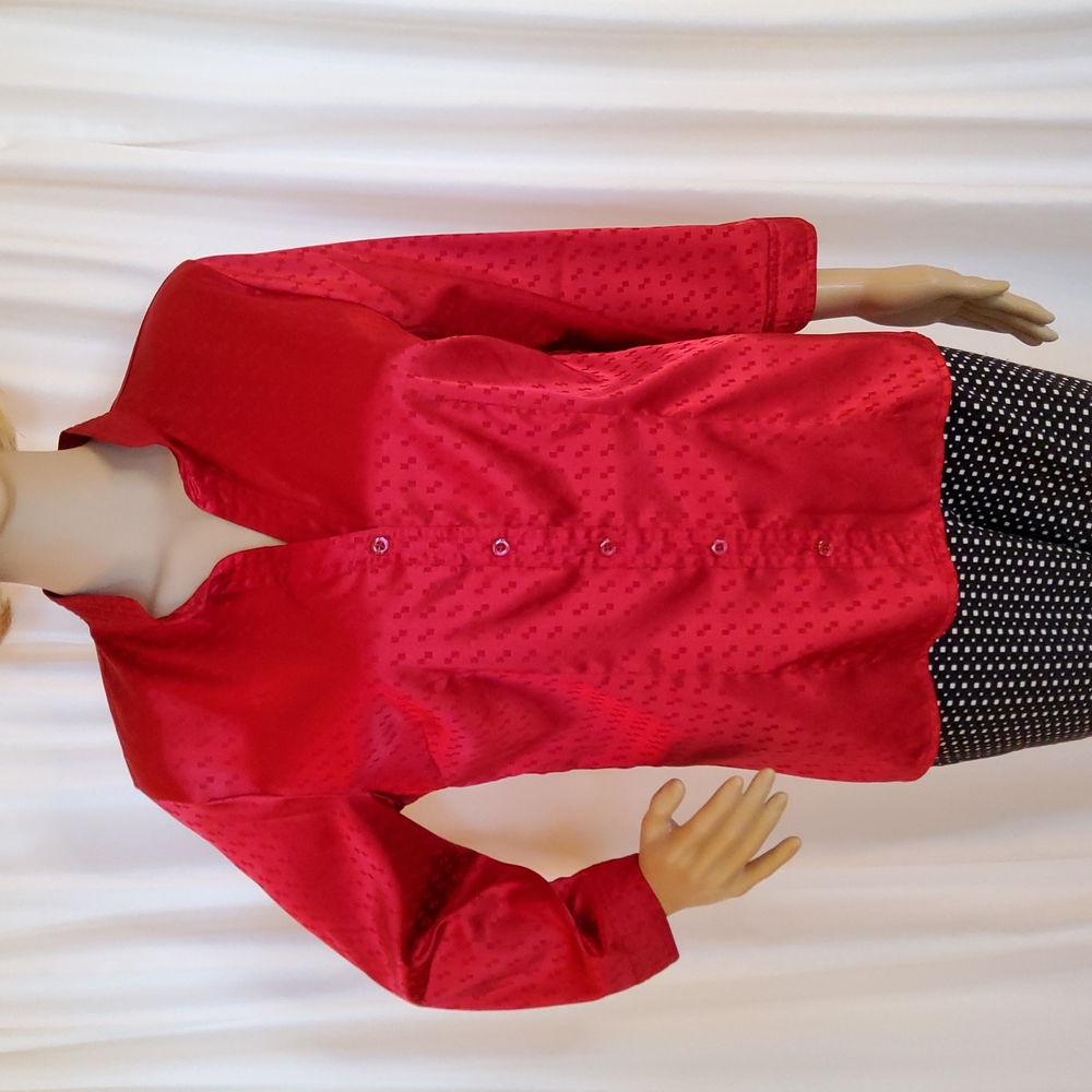 Button Front Blouse - Covington